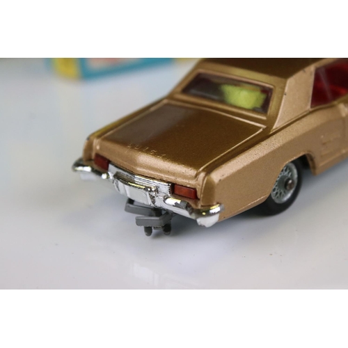 1354 - Two boxed boxed Corgi diecast models to include 245 Buick Riviera in bronze with red interior (dieca... 