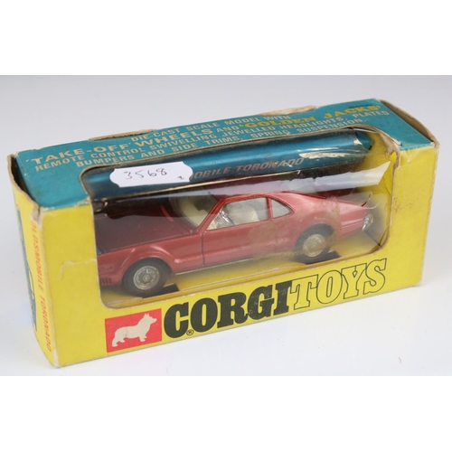 1357 - Two boxed Corgi diecast models to include 275 Rover 2000 TC in metallic green with brown interior an... 