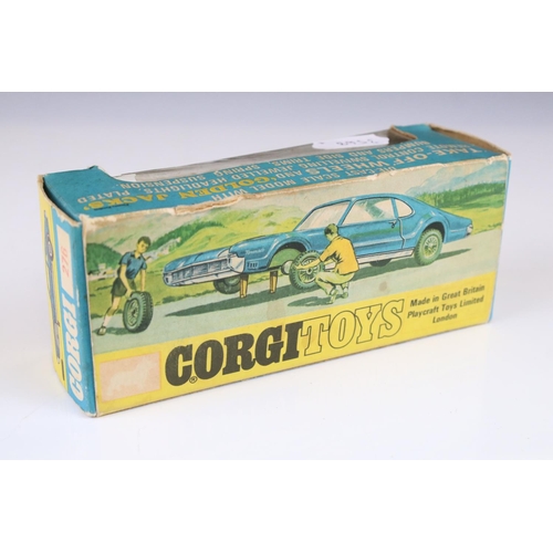 1357 - Two boxed Corgi diecast models to include 275 Rover 2000 TC in metallic green with brown interior an... 