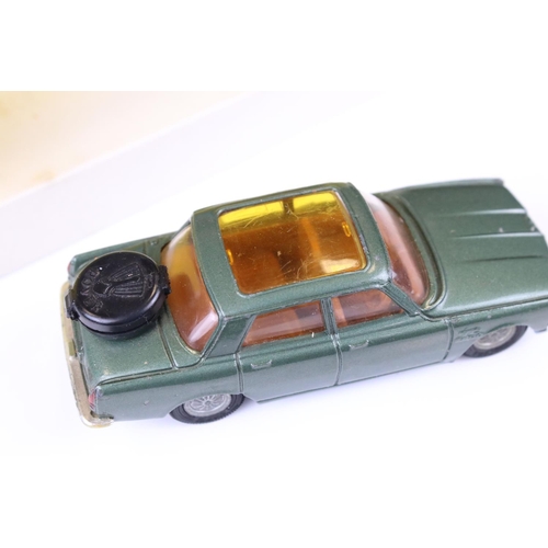 1357 - Two boxed Corgi diecast models to include 275 Rover 2000 TC in metallic green with brown interior an... 