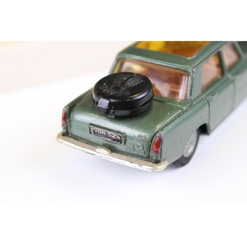 1357 - Two boxed Corgi diecast models to include 275 Rover 2000 TC in metallic green with brown interior an... 