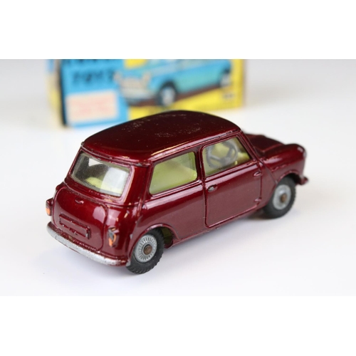 1358 - Two boxed Corgi Mini diecast models to include 249 Mini Cooper with de-luxe wickerwork in main body ... 