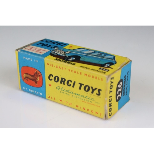 1358 - Two boxed Corgi Mini diecast models to include 249 Mini Cooper with de-luxe wickerwork in main body ... 