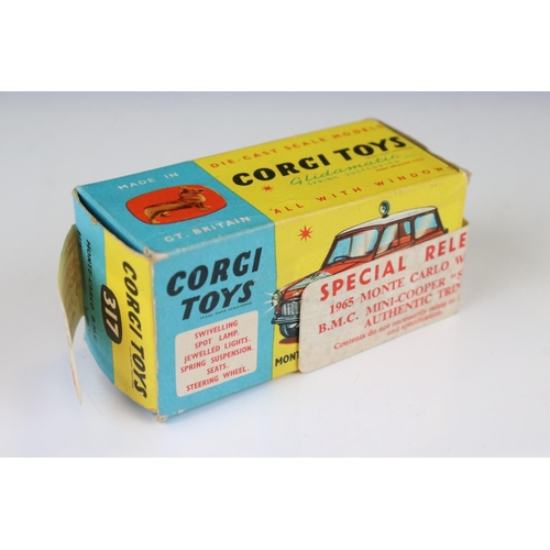 1361 - Boxed Corgi 321 Special Release 1965 Monte Carlo Winner BMC Mini Cooper S with authentic trim diecas... 