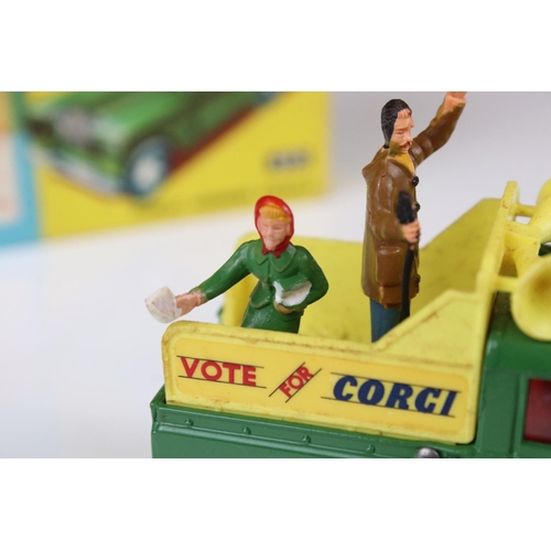 1364 - Boxed Corgi 472 Public Address Vehicle diecast model with both figures, diecast & decals vg, gd box ... 