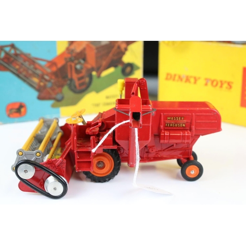 1366 - Two boxed diecast farming models to include Dinky 310 Farm Tractor & Hay Rake with driver and Corgi ... 