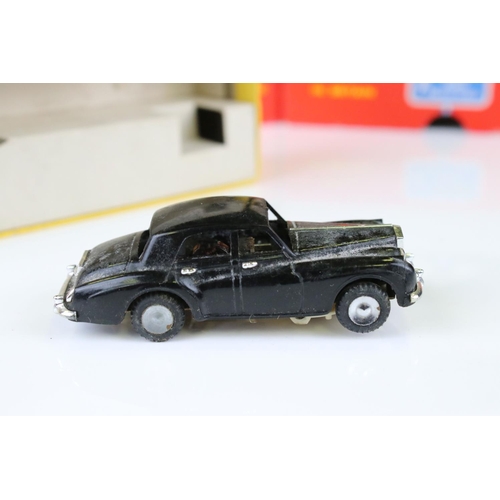 1368 - Two boxed Triang Minic Motorways slot cars to include M1542 Jaguar 3.4 Saloon in black and M1541 Rol... 