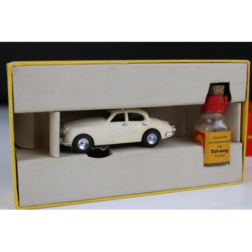 1368 - Two boxed Triang Minic Motorways slot cars to include M1542 Jaguar 3.4 Saloon in black and M1541 Rol... 