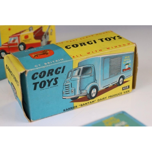 1370 - Three boxed Corgi diecast models to include 4175S Land Rover Breakdown Truck (diecast with paint chi... 