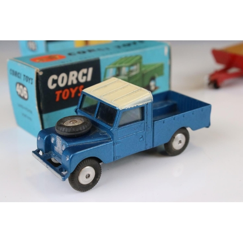 1371 - Two Boxed Corgi diecast models to include 406 Land-Rover (109