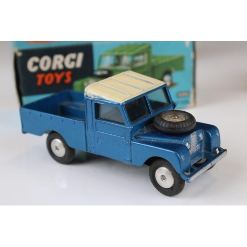 1371 - Two Boxed Corgi diecast models to include 406 Land-Rover (109