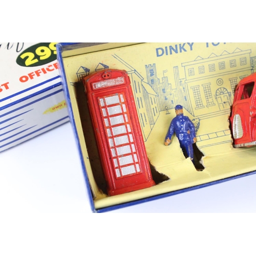 1374 - Boxed Dinky 299 Post Office Services Gift Set, includes 260 Royal Mail Van, 261 Telephone Service Va... 