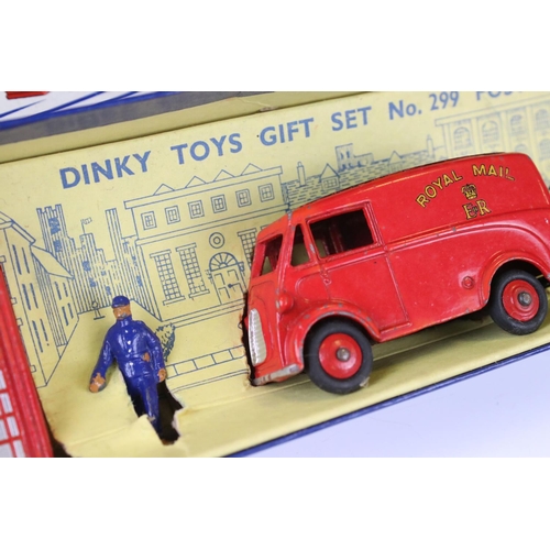 1374 - Boxed Dinky 299 Post Office Services Gift Set, includes 260 Royal Mail Van, 261 Telephone Service Va... 