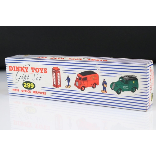 1374 - Boxed Dinky 299 Post Office Services Gift Set, includes 260 Royal Mail Van, 261 Telephone Service Va... 