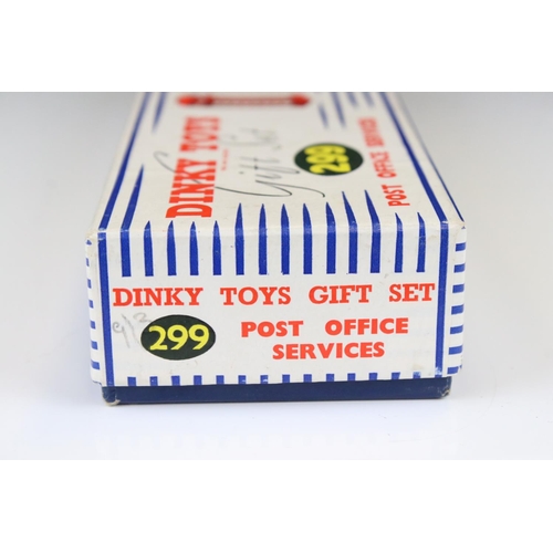 1374 - Boxed Dinky 299 Post Office Services Gift Set, includes 260 Royal Mail Van, 261 Telephone Service Va... 