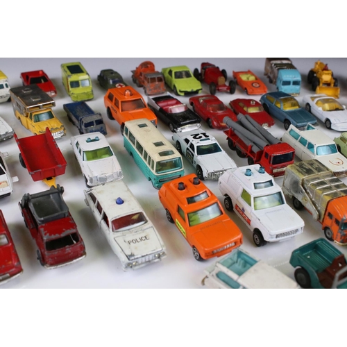 1375 - Around 40 diecast models to include Corgi Juniors, Husky and Matchbox examples, play worn