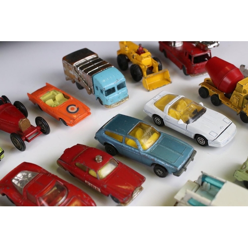 1375 - Around 40 diecast models to include Corgi Juniors, Husky and Matchbox examples, play worn