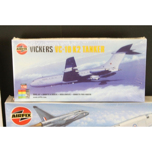 359 - 14 Sealed boxed Airfix plastic model kits to include 2 x 1/72 07004 BAC TSR-2, 1/48 09180 HS Buccane... 