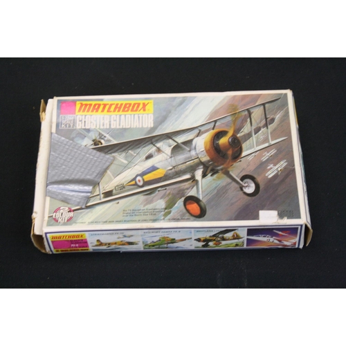 360 - Seven boxed plastic model kits, to include Airfix 1:72 B-25 Mitchell, Sepecat Junior, 1:32 1910 B Ty... 