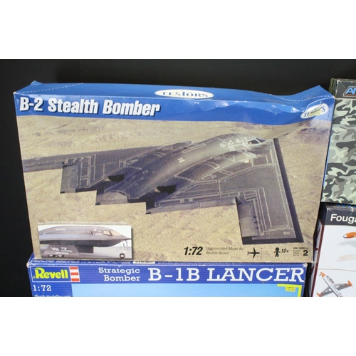 362 - 11 Boxed Plastic model kits to include 3 x Meng 1/72 DS004 Light Fighter Bomber kits, 3 x AMK 1/48 k... 