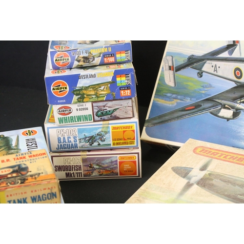 367 - 22 Boxed & unbuilt plastic model kits featuring Airfix, Matchbox & Revell examples to include Matchb... 