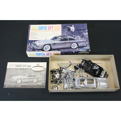 381 - Three Boxed plastic model kits to include an unbuilt Tamiya 1:12 Big Scale Series Porsche Turbo RSR ... 