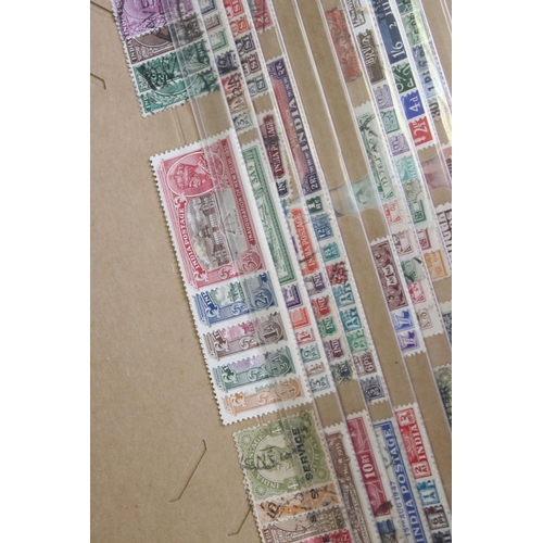 400A - Quantity of Stamps in Albums, Stamps in folders, Empty Stamps Books and Folders, British and World