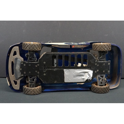 403A - Two Radio Control Cars to include 1 x Tamiya Baja Bug in blue and white, Tamiya Toyota Hilux in blac... 