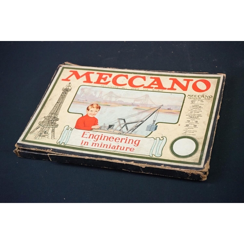 446 - Two vintage boxed Meccano sets to include 1A, sets unchecked but appear close to complete, with 2 x ... 