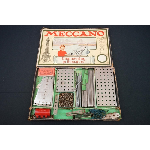 446 - Two vintage boxed Meccano sets to include 1A, sets unchecked but appear close to complete, with 2 x ... 