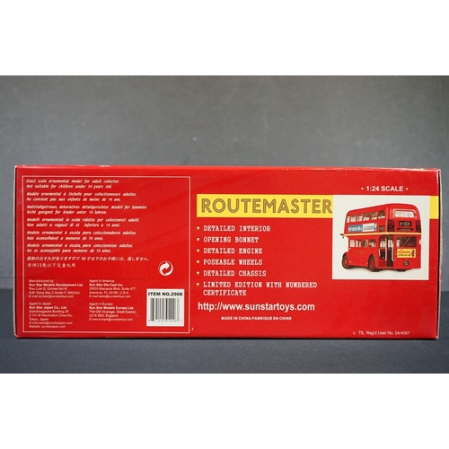 1084 - Boxed ltd edn Sun Star 2908 Routemaster WLT 870, The first production Routemaster with a Leyland eng... 