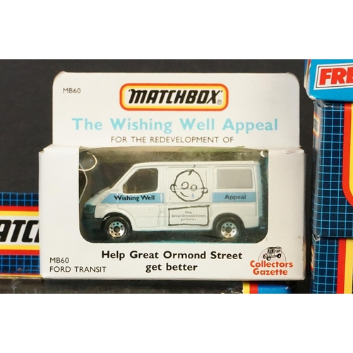 1085 - 18 Boxed Matchbox diecast models to include Matchbox Superfast Wild Cat Dragster no. 8, Models of Ye... 