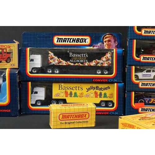 1085 - 18 Boxed Matchbox diecast models to include Matchbox Superfast Wild Cat Dragster no. 8, Models of Ye... 