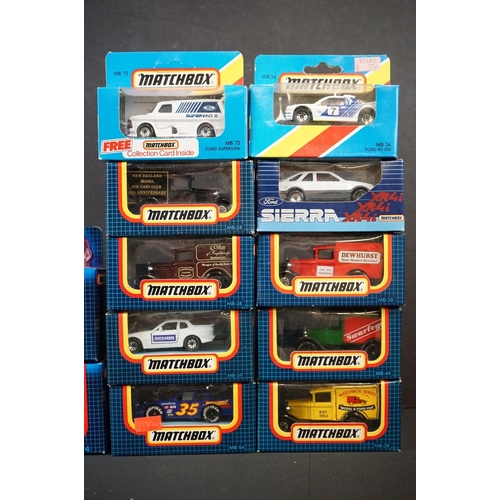 1085 - 18 Boxed Matchbox diecast models to include Matchbox Superfast Wild Cat Dragster no. 8, Models of Ye... 