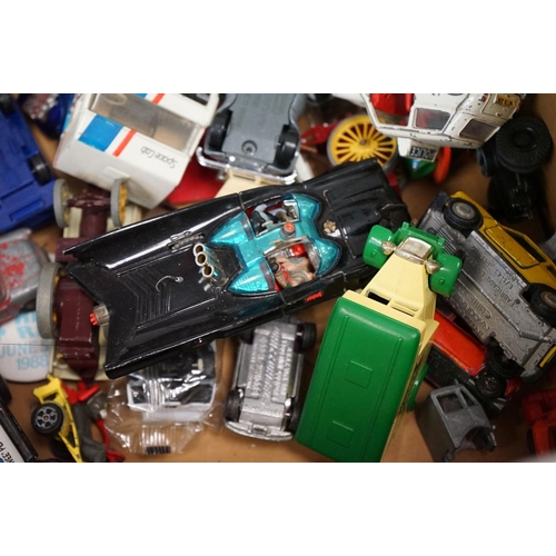 1094 - Over 45 diecast models, mostly play worn, to include Corgi, Dinky, Lledo and Matchbox, featuring Cor... 