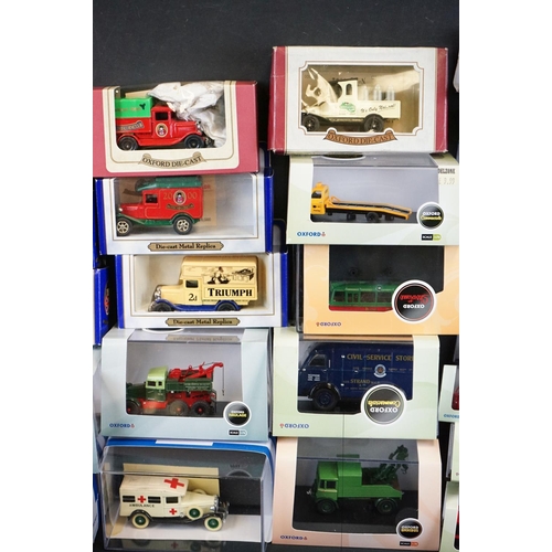 1096 - 40 Boxed / cased Oxford Diecast models to include 10 x Oxford Commercials (76CM007, 76FTB002, 434AK0... 