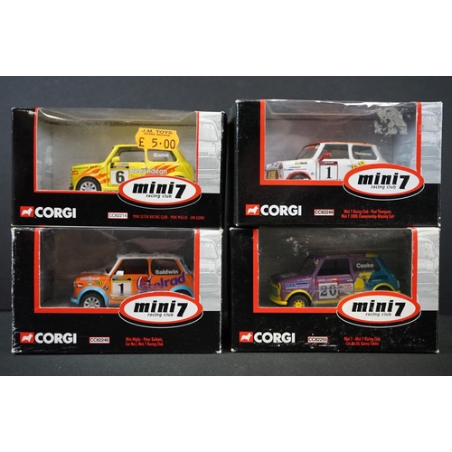 1099 - 12 Boxed Corgi Mini diecast models to include 6 x Mini 7 & 6 x Mini Mania, diecast excellent, boxes ... 