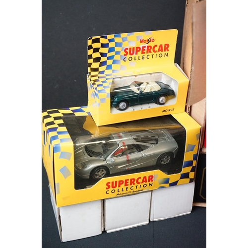 1101 - 30 Boxed diecast models to include Burago, Revell, Shell, Maisto etc, ex (two boxes)