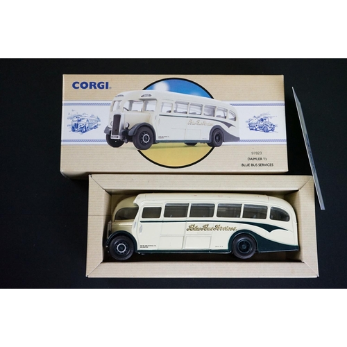 1103 - 12 Boxed Corgi Classics Public Transport from Corgi diecast models with certificates to include 9711... 