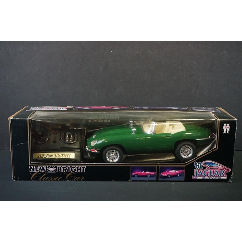 1180 - Six boxed diecast models to include 1 x Auto Art 1/18 Jaguar D-Type Short Nose, 2 x Burago (1/18 Jag... 