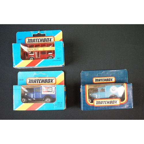 1186 - 11 Boxed Matchbox diecast models to include 3 x Battle Kings (K-102 M48-A2, K-109 M-551 Sheridan, K-... 