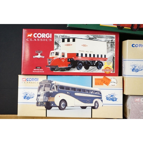 1188 - 19 Boxed Corgi Classics diecast models to include 3 x Public Transport (97822, 97115, 97363), 2 x Br... 