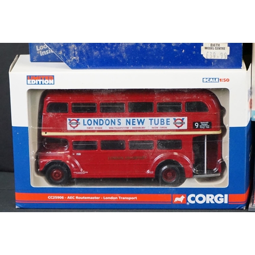 1193 - 10 Boxed Corgi diecast models to include 5 x aeroplane models (ltd edn Gemini Jets Concorde two piec... 