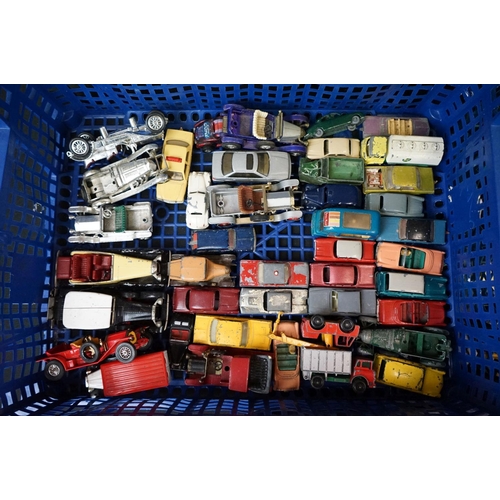 1194 - Over 230 mid 20th C onwards play worn diecast models, mostly Matchbox Lesney, also featuring Corgi, ... 