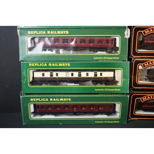 159 - 27 Boxed OO gauge items of rolling stock to include 9 x Lima, 6 x Replica Railways, 4 x Palitoy Main... 