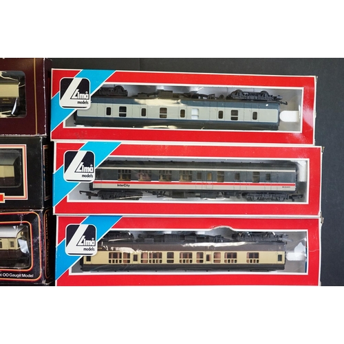 159 - 27 Boxed OO gauge items of rolling stock to include 9 x Lima, 6 x Replica Railways, 4 x Palitoy Main... 