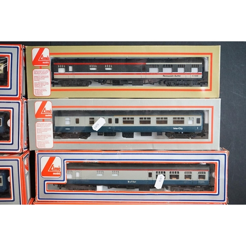 160 - 27 Boxed Lima OO gauge items of rolling stock mainly featuring various coaches