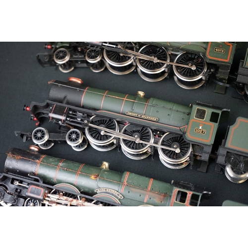 177 - Six OO gauge locomotives to include Mainline The Manchester Regiment, Dapol County of Stafford, Airf... 