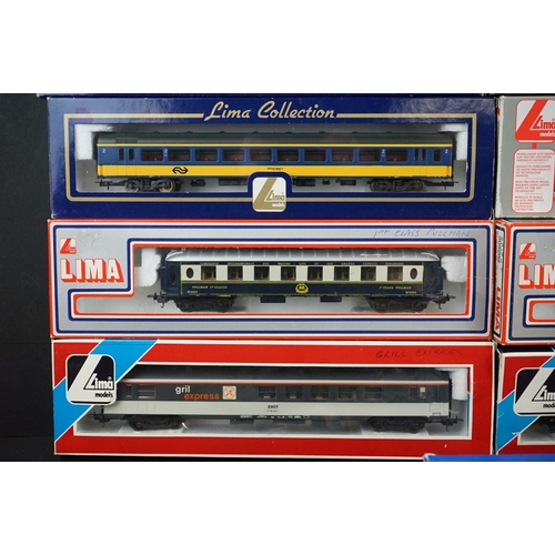 180 - 24 Boxed HO / OO gauge items of rolling stock to include 18 x Lima, 1 x Roco, 2 x Ibertren, 1 x Joue... 