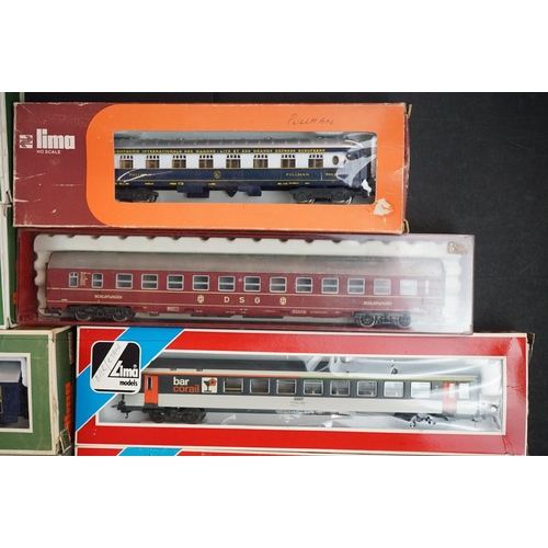 180 - 24 Boxed HO / OO gauge items of rolling stock to include 18 x Lima, 1 x Roco, 2 x Ibertren, 1 x Joue... 